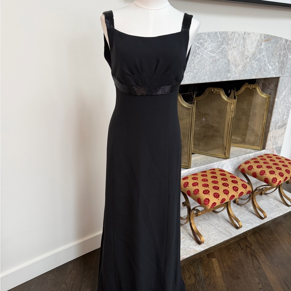 Elegant ARMANI COLLEZIONI Black Evening Gown